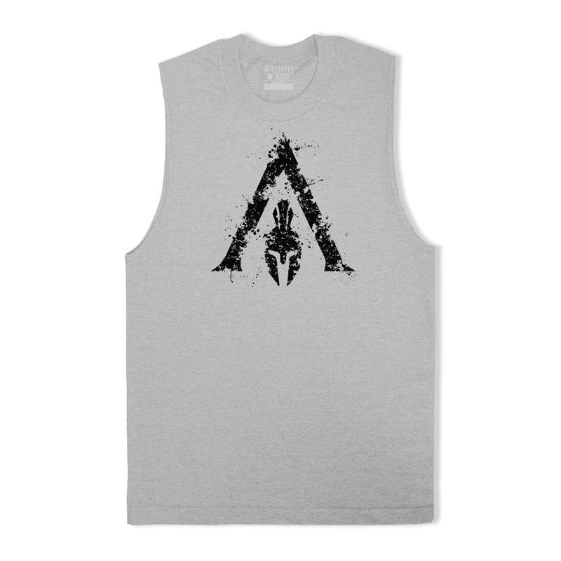 Cotton Spartan Graphic Tank Top