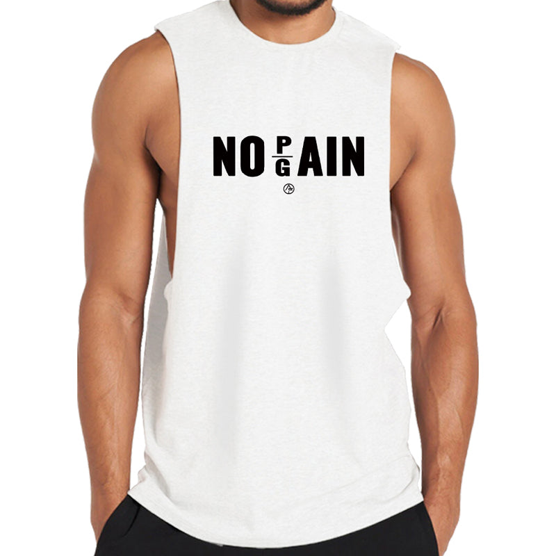 Cotton No Pain No Gain Men's Tank Top