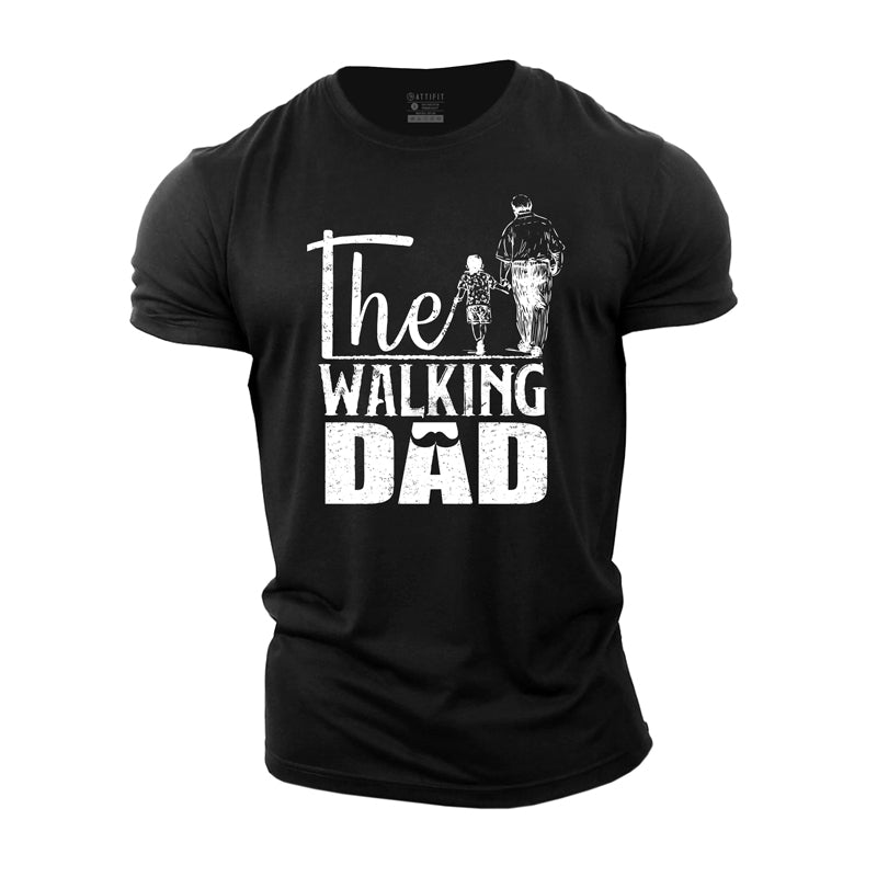 Cotton The Walking Dad Graphic T-shirts