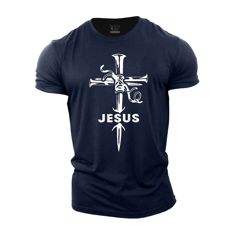 Jesus Cross Cotton T-Shirt