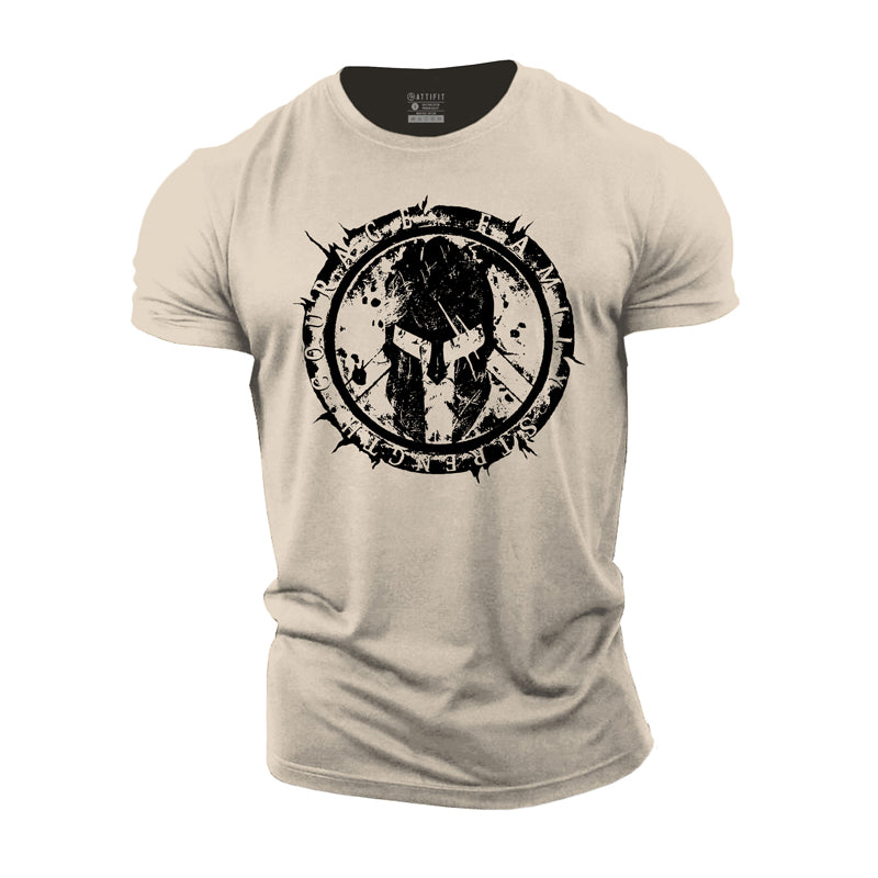 Cotton Spartan Graphic Men's T-shirts