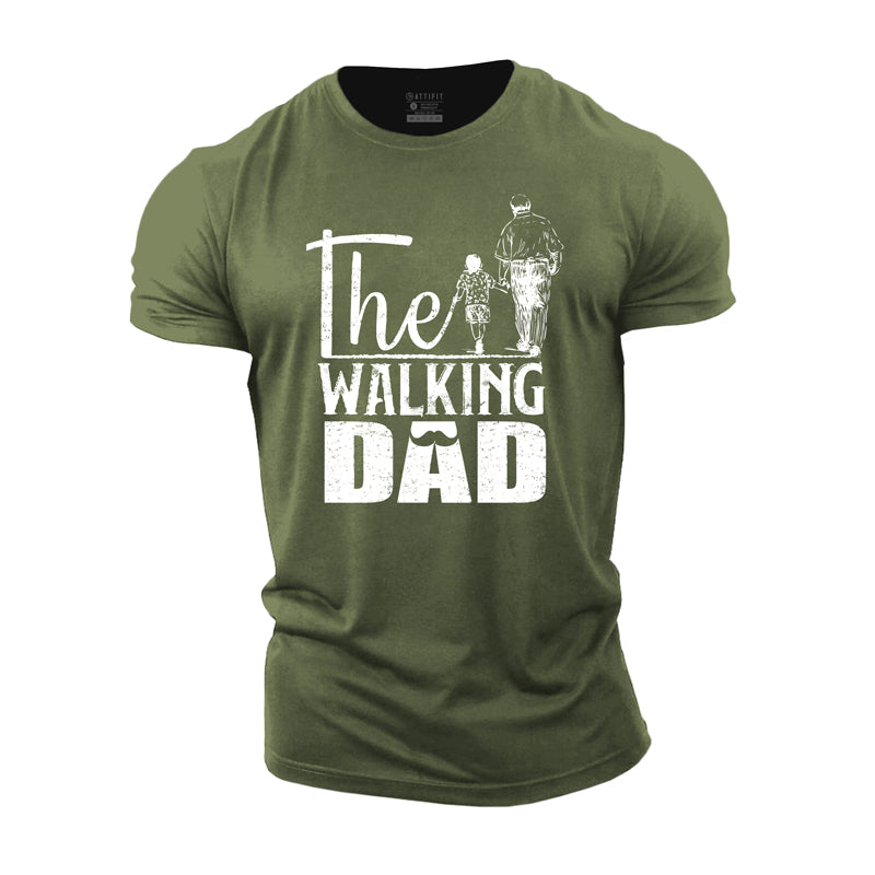 Cotton The Walking Dad Graphic T-shirts