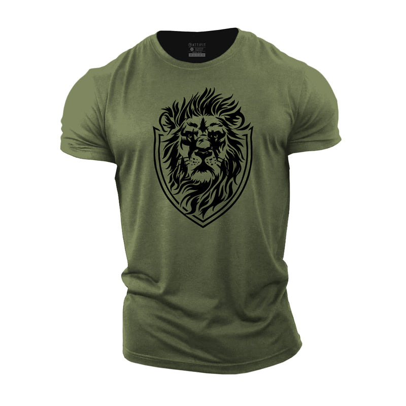 Cotton Lion's Strength Graphic Men's T-shirts