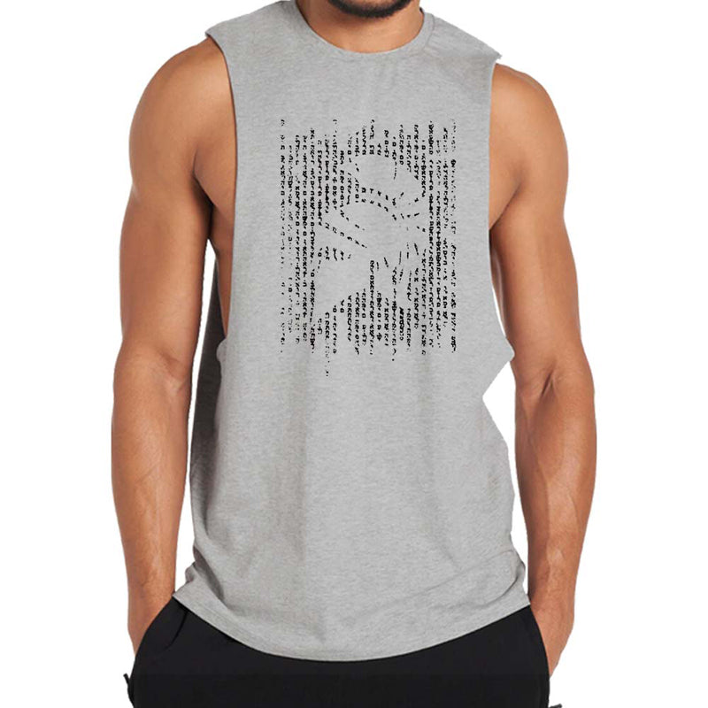 Cotton Spartan Silhouette Men's Tank Top