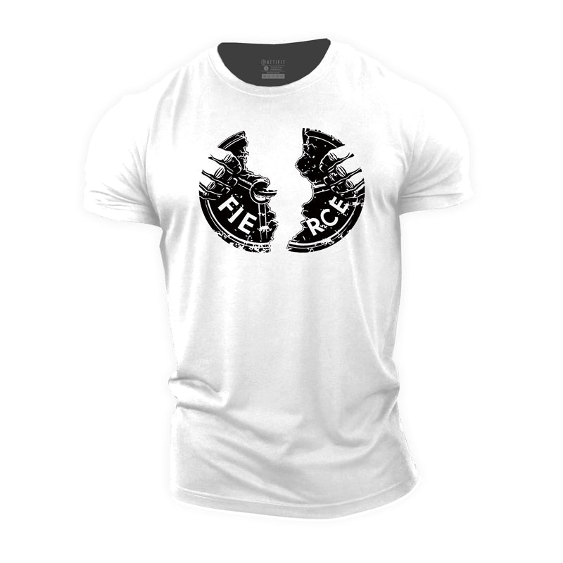 Cotton Fierce Graphic Men's T-shirts