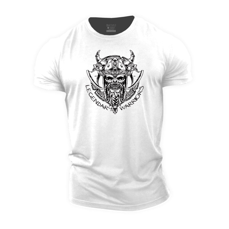 Cotton Legendary Warriors Graphic Men's T-shirts