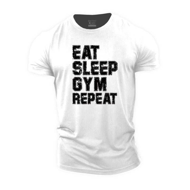 Cotton Gym Repeat Men's Fitness T-shirts