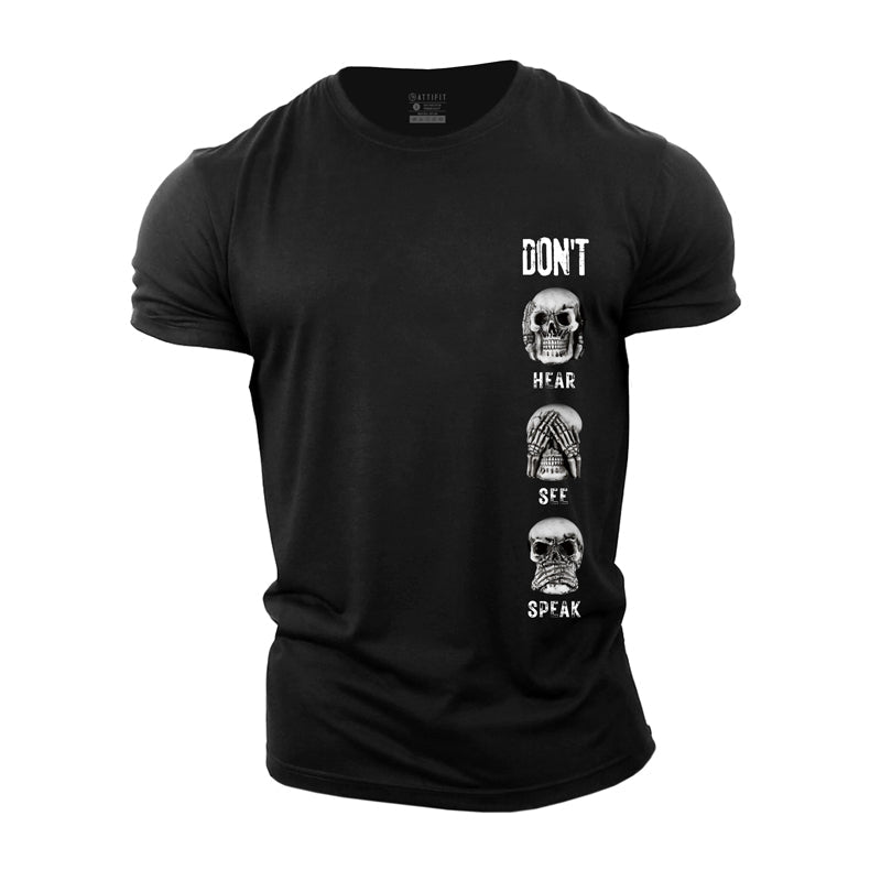 Don't Hear See Speak Cotton T-Shirt