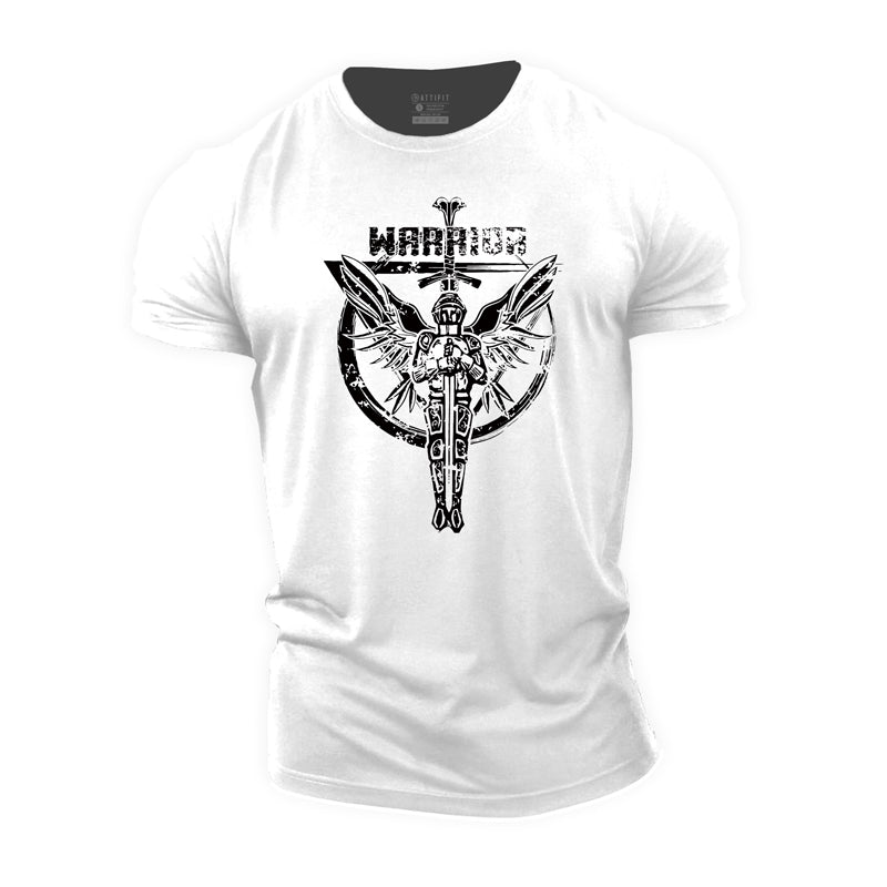 Cotton Warriors Graphic Fitness T-shirts