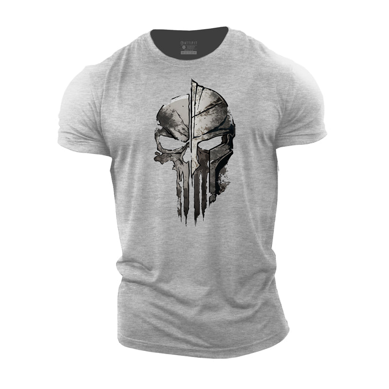 Skeleton Spartan Cotton T-Shirt