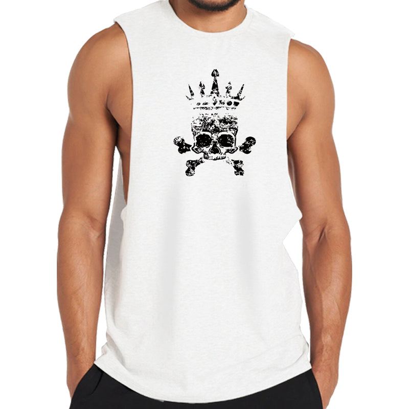 Cotton Skull King Men's Tank Top