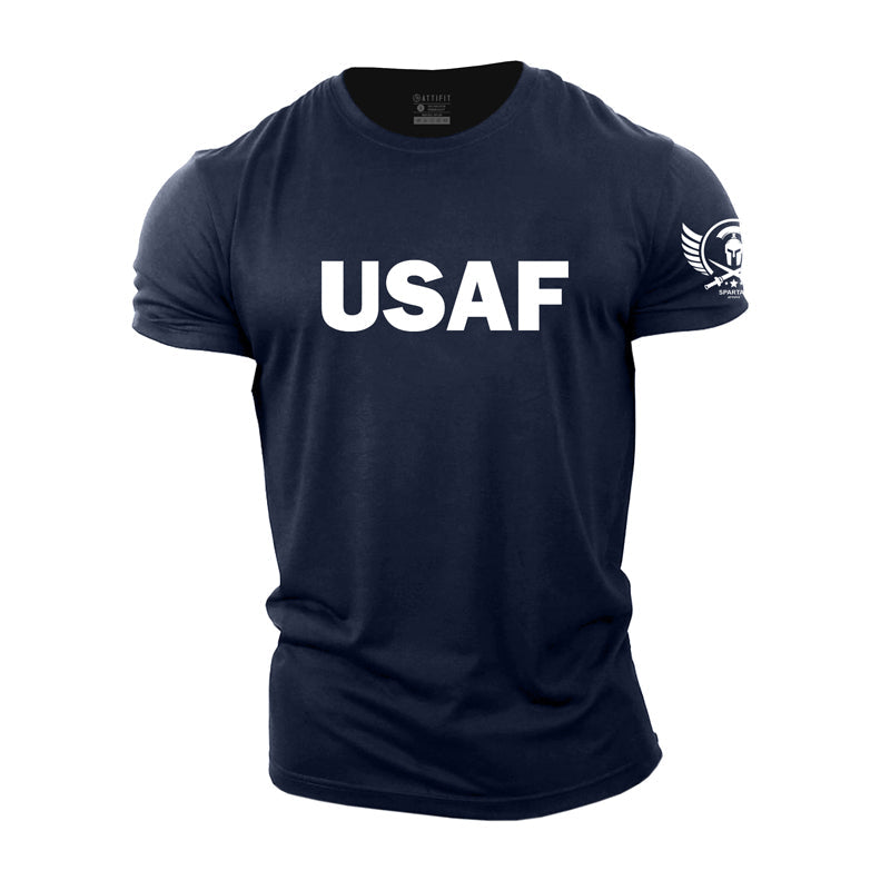 Cotton USAF Graphic Men's T-shirts