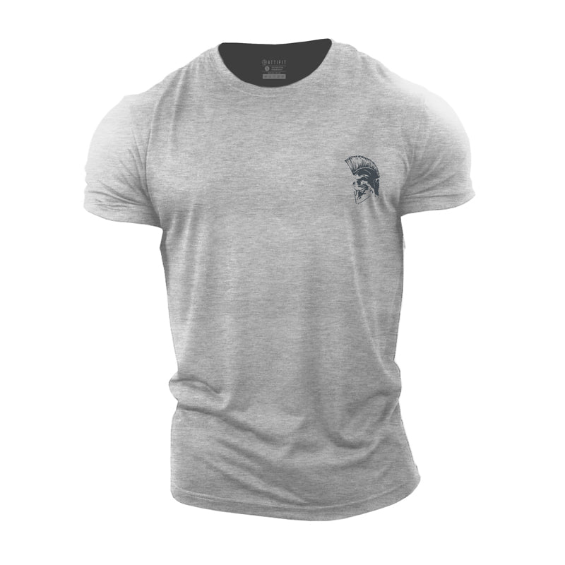 Cotton Spartan Graphic Workout Men's T-shirts