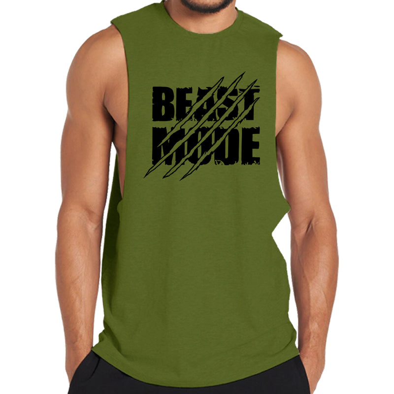 Cotton Beast Mode Workout Tank Top