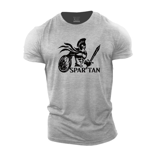 Cotton Spartan Warrior Graphic T-shirts