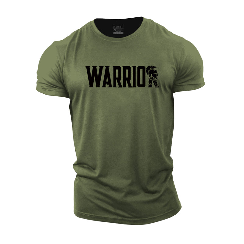 Cotton Men's Warrior Graphic T-shirts