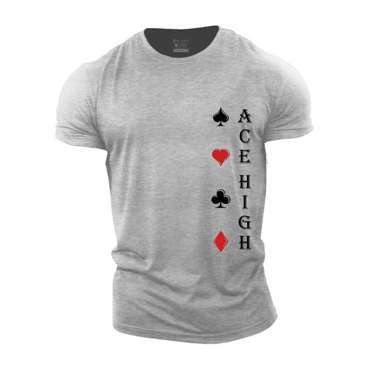 Cotton Ace High Graphic Men's T-shirts