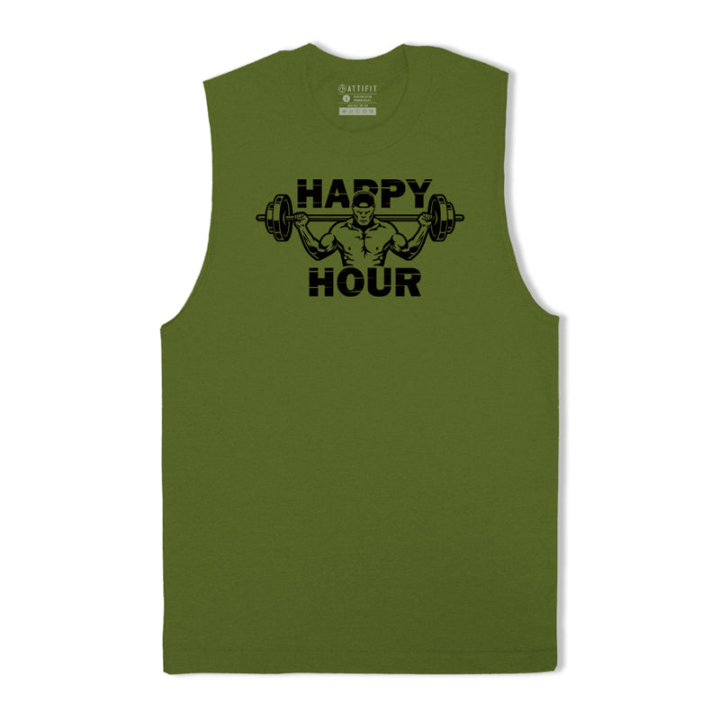 Cotton Happy Hour Men's Tank Top