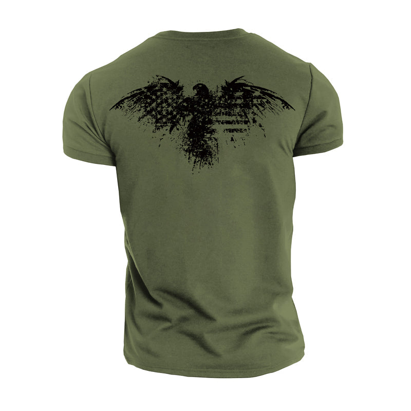 Eagle Wings Patriotic Cotton T-Shirt