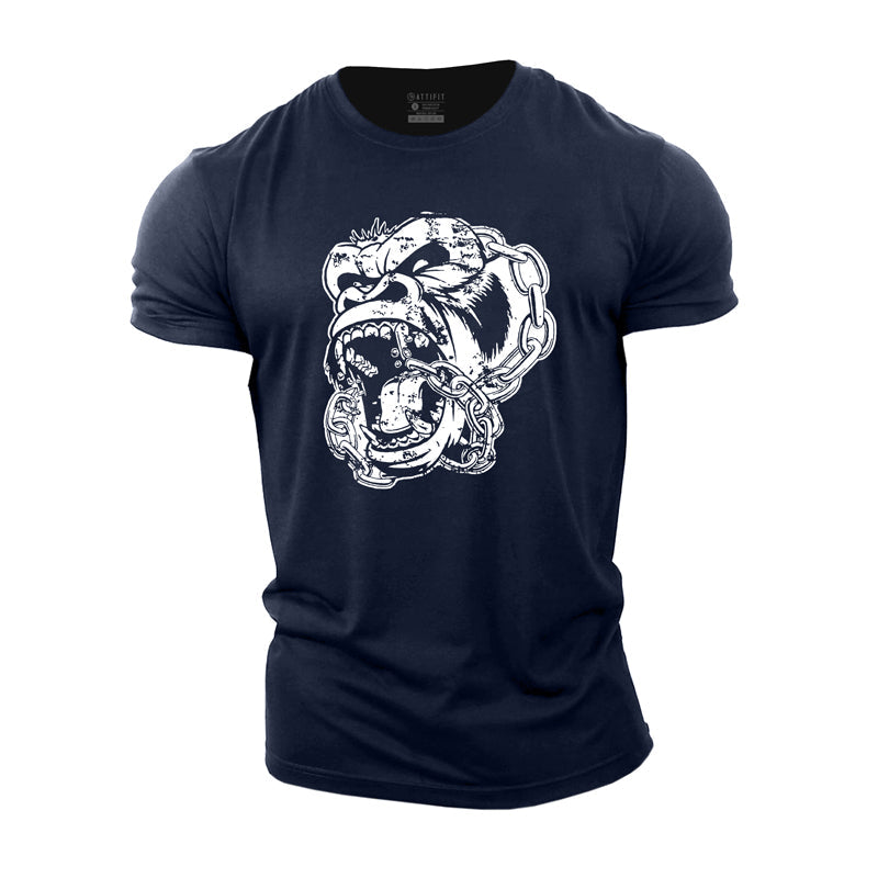 Cotton Gorilla Graphic Men's T-shirts