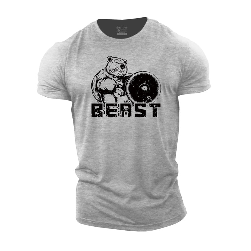 Beast Bear Cotton T-Shirt