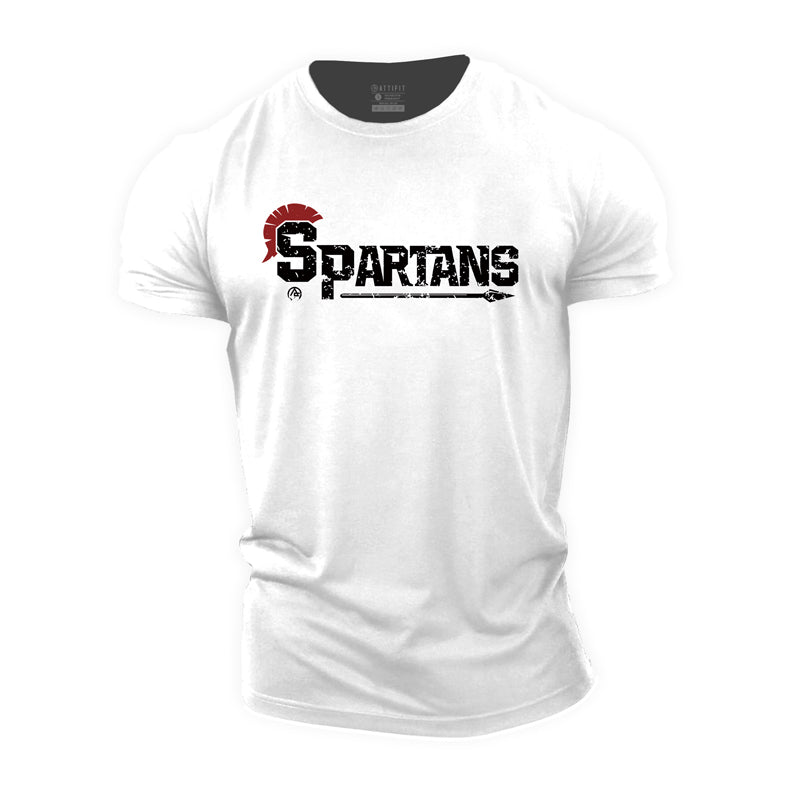 Cotton Spartans Graphic Men's T-shirts