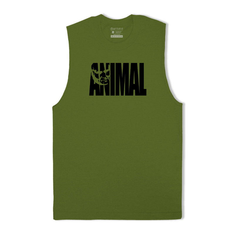 Cotton Animal Graphic Tank Top