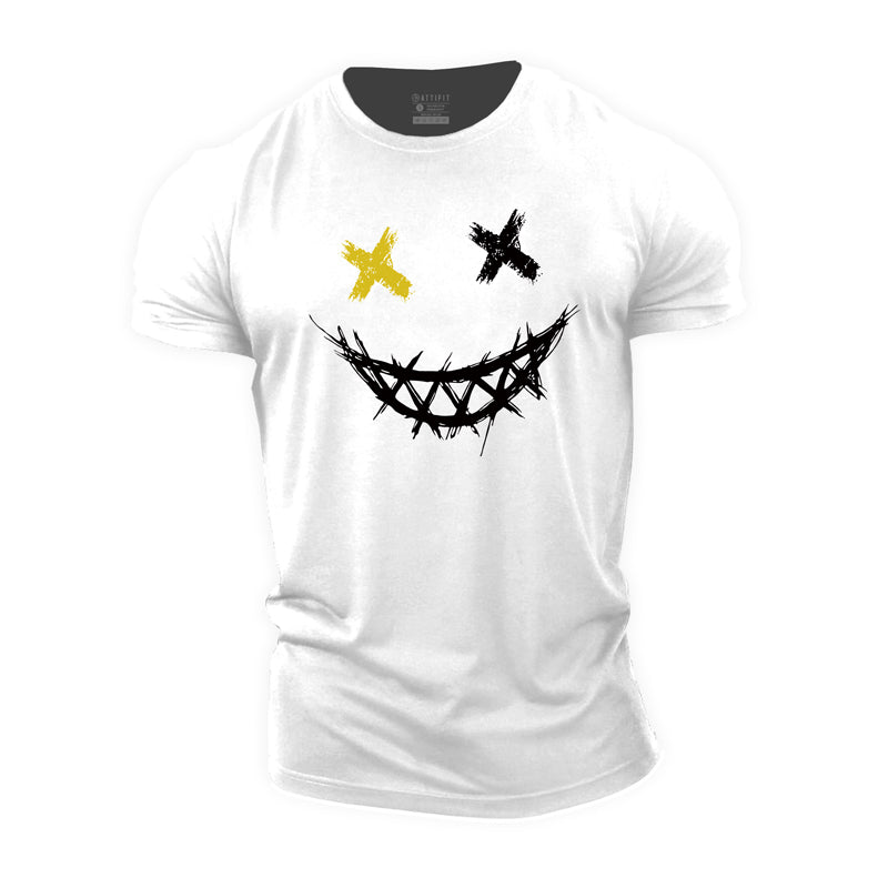 Smiley Face Cotton T-Shirt