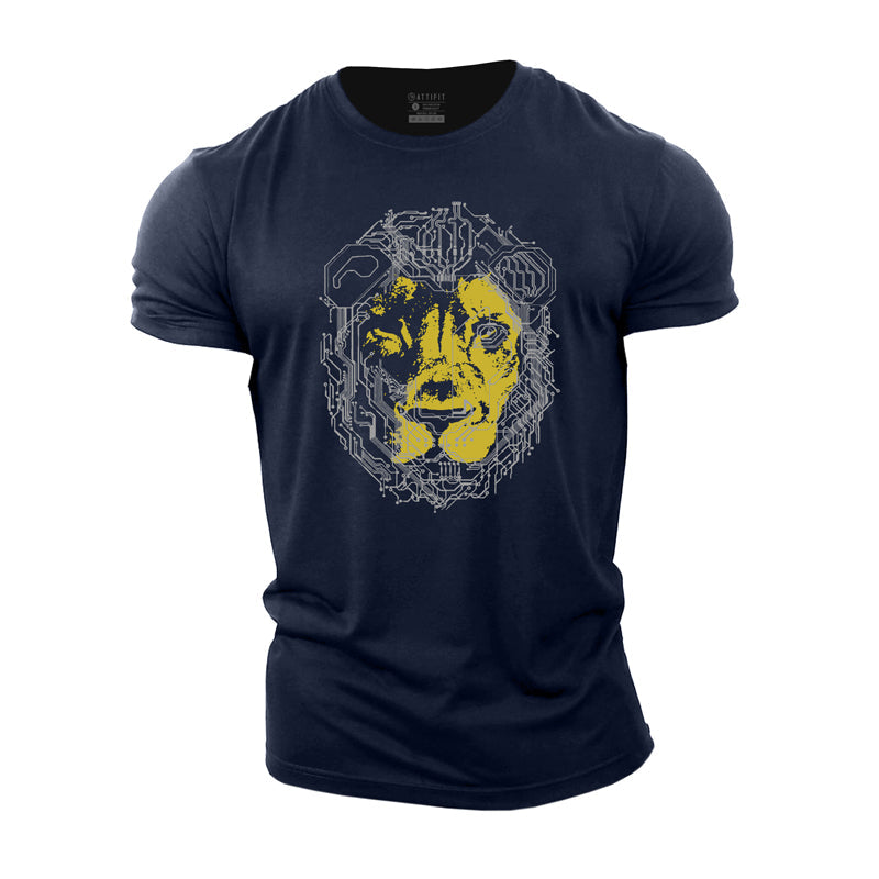 Cotton Lion Graphic Men's T-shirts