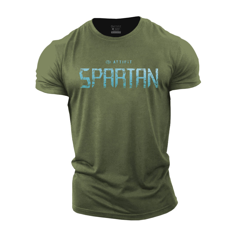 Cotton Spartan Graphic T-shirts