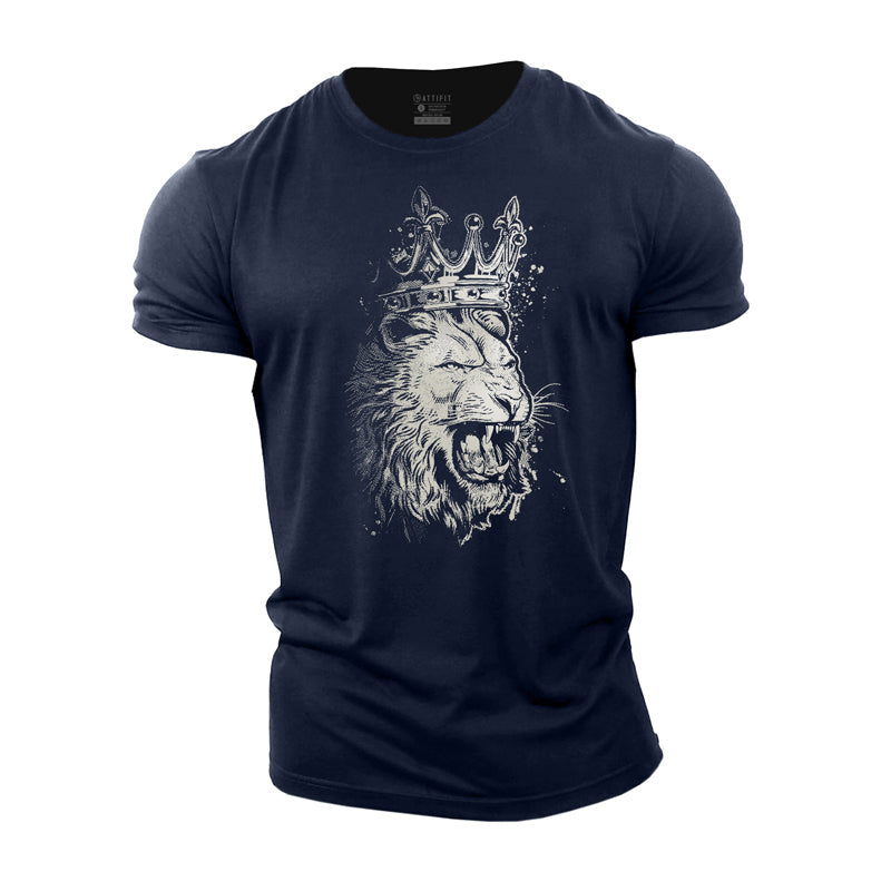 Ferocious Lion Cotton T-Shirt