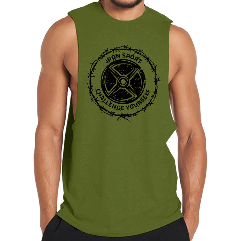 Cotton Iron Sport Men's Tank Top