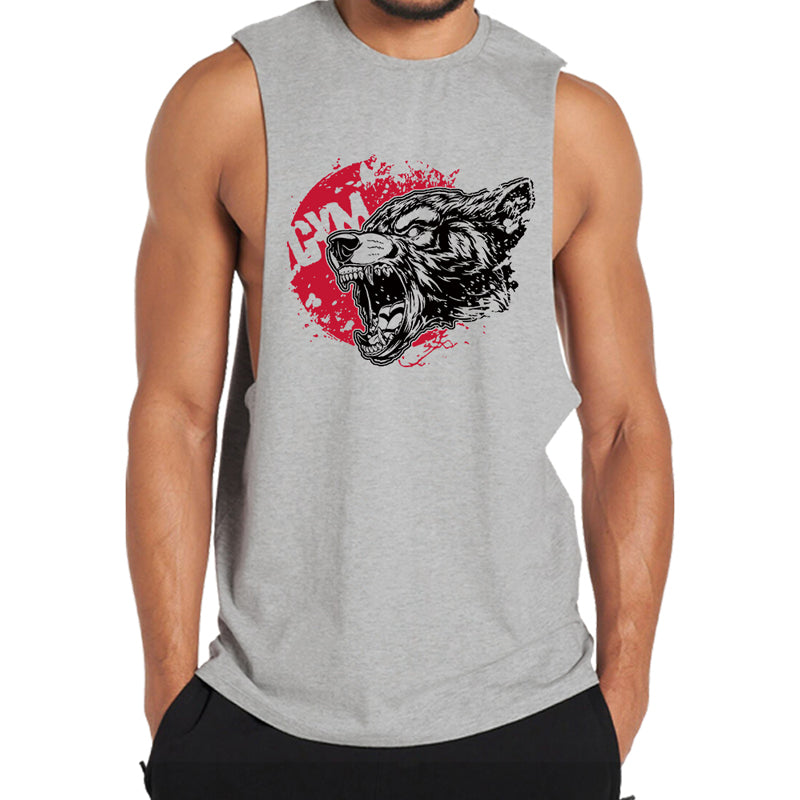 Cotton GYM Graphic Men's Tank Top