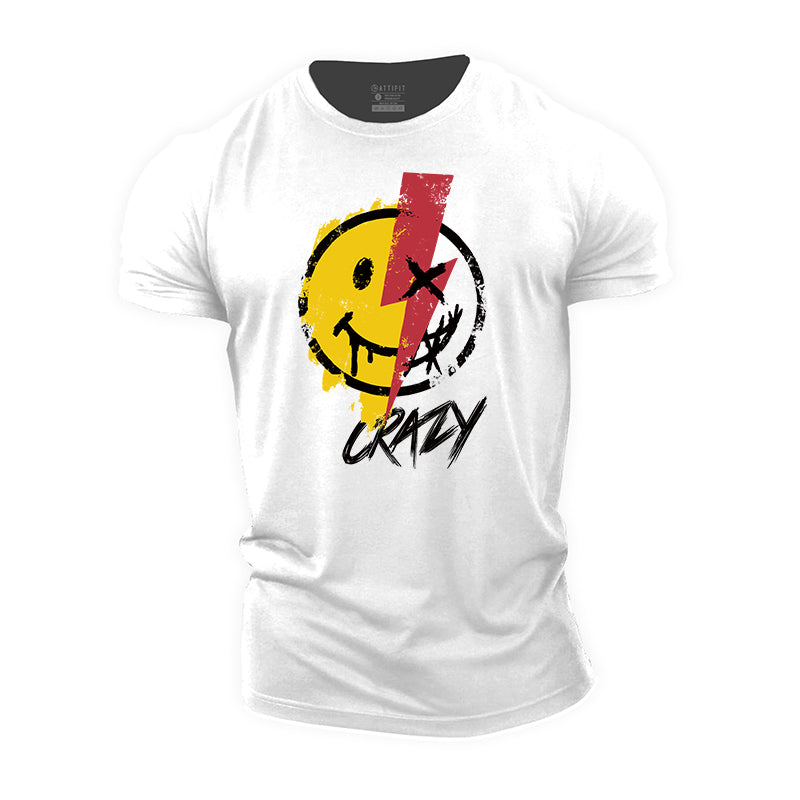 Crazy Smile Cotton T-Shirt