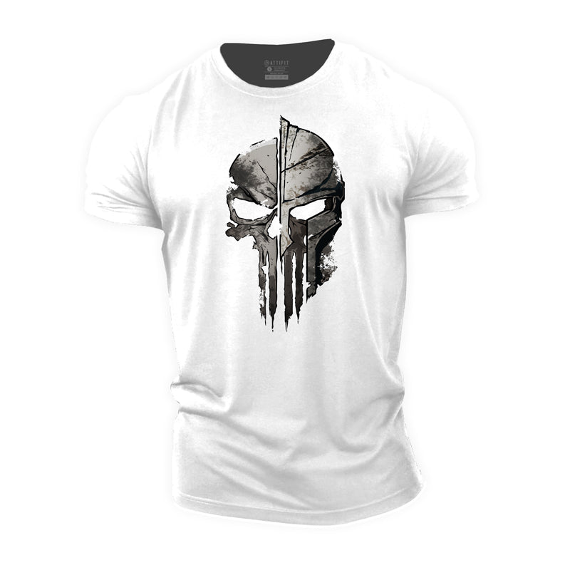 Skeleton Spartan Cotton T-Shirt