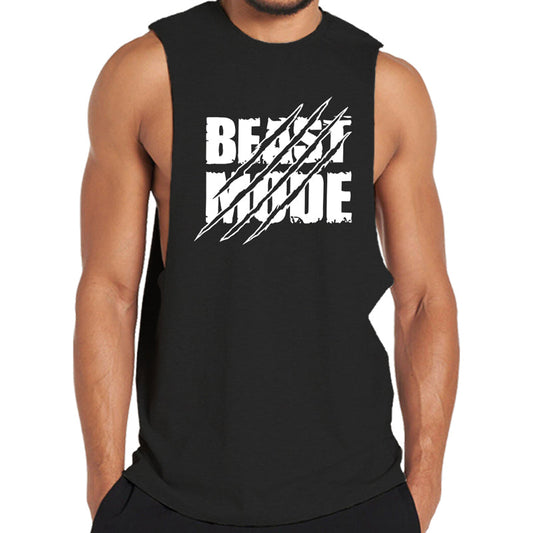 Cotton Beast Mode Workout Tank Top