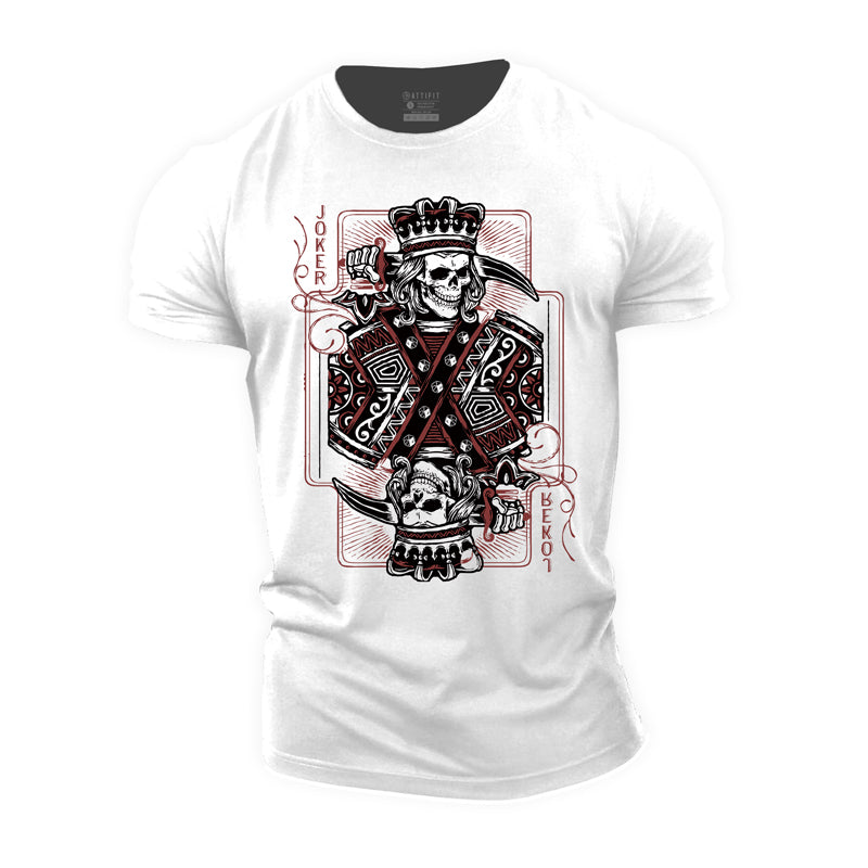 Cotton The Joker Graphic Men's T-shirts