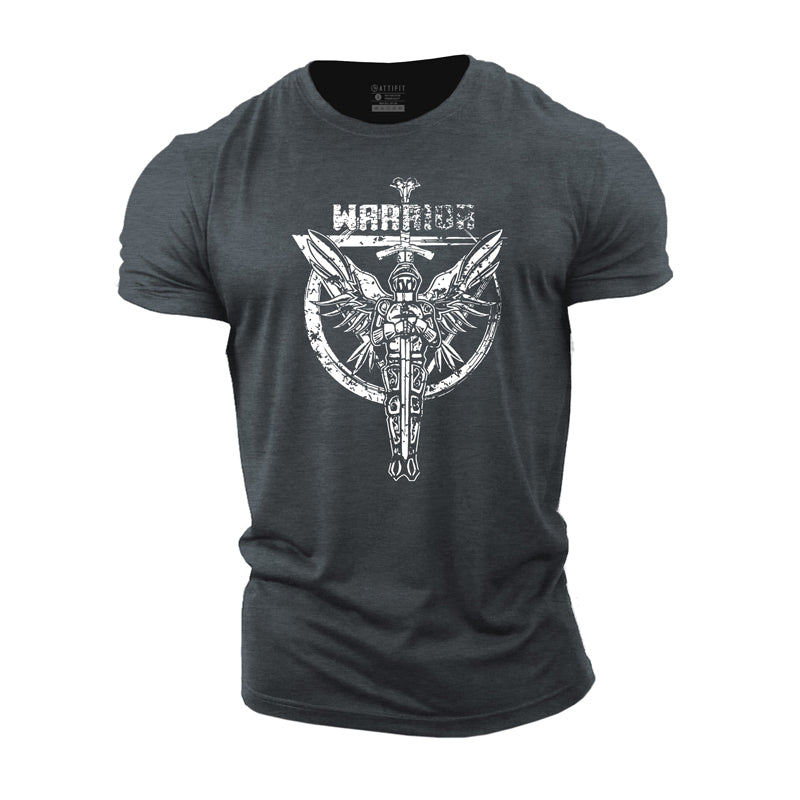 Cotton Warriors Graphic Fitness T-shirts