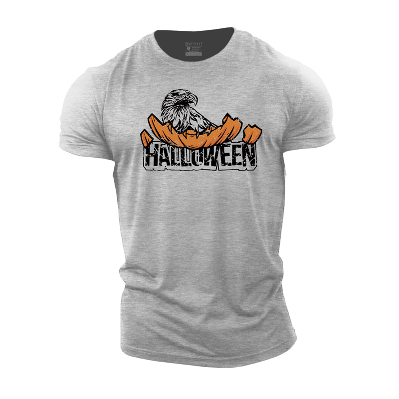 Cotton Halloween Eagle Workout T-shirts