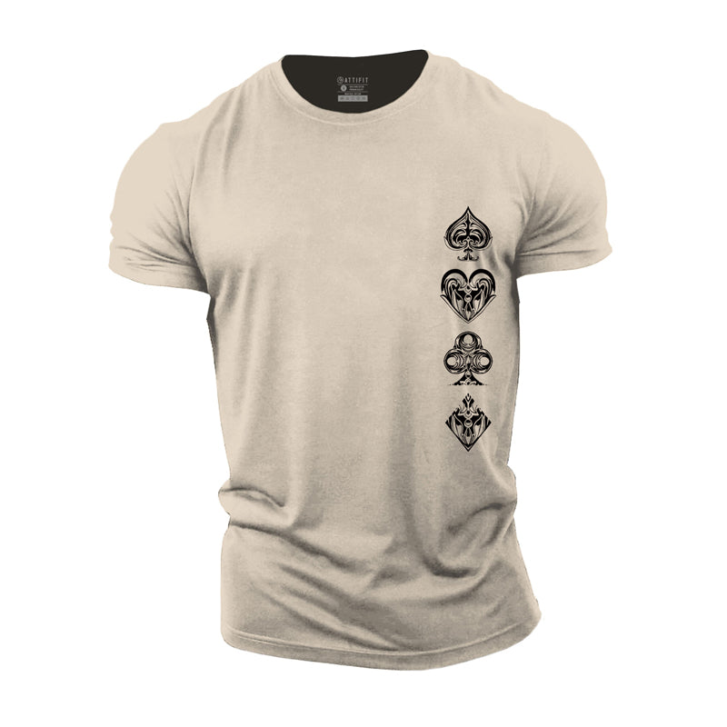 Cotton Poker Graphic Men's T-shirts