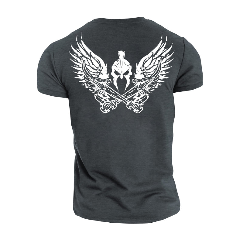 Cotton Spartan Graphic Men's T-shirts