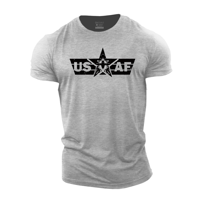 Cotton USAF Graphic Men's T-shirts