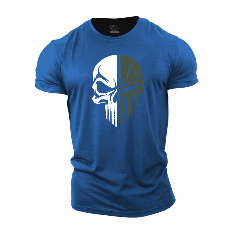 Skull Spartan Cotton T-Shirt