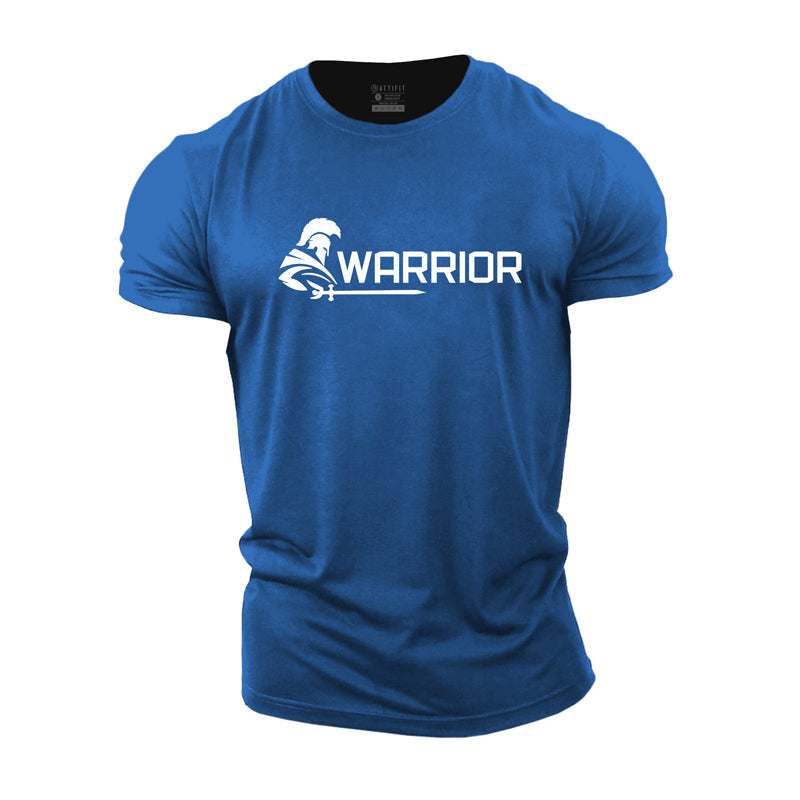 Cotton Spartan Warrior Graphic T-shirts