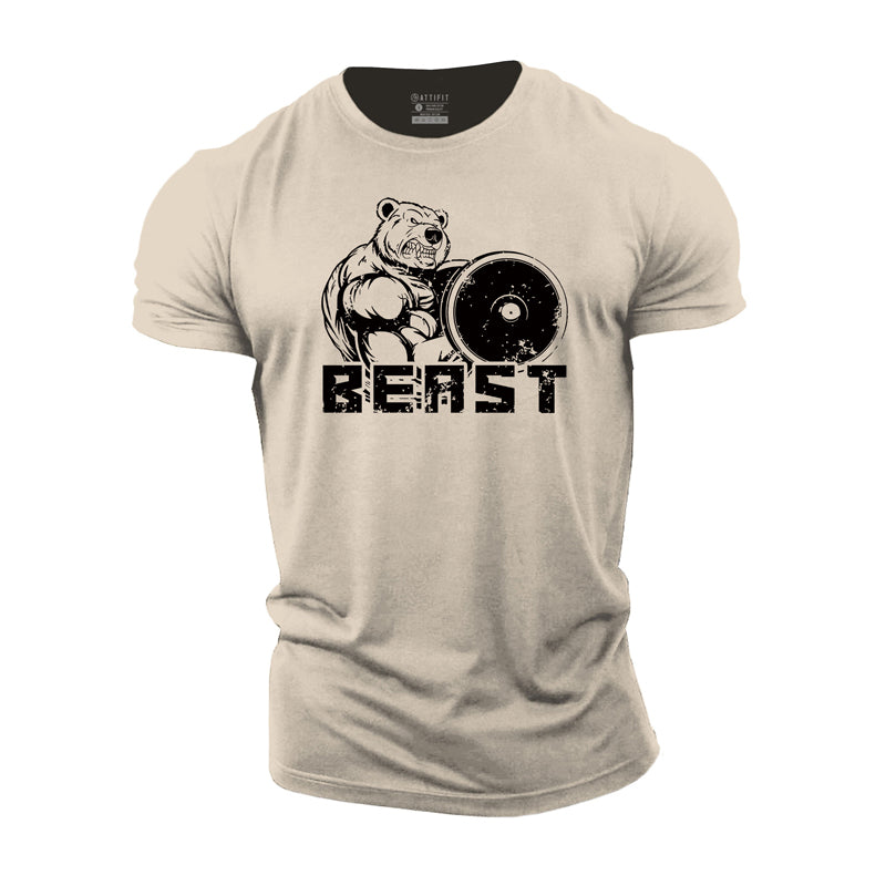 Beast Bear Cotton T-Shirt