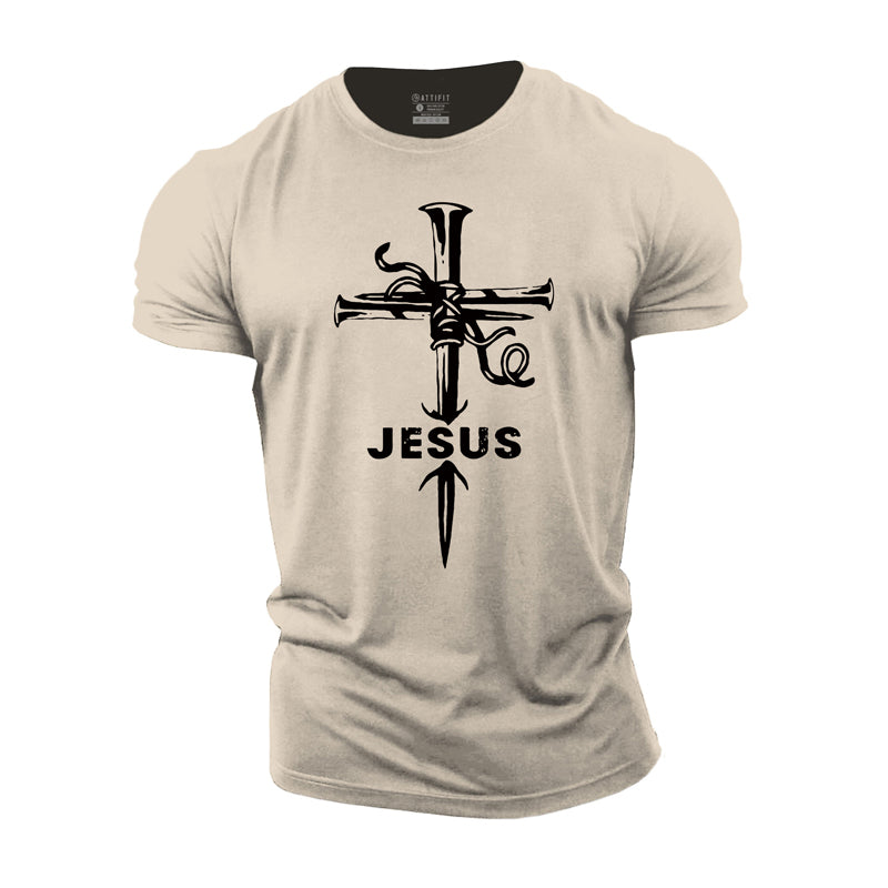 Jesus Cross Cotton T-Shirt