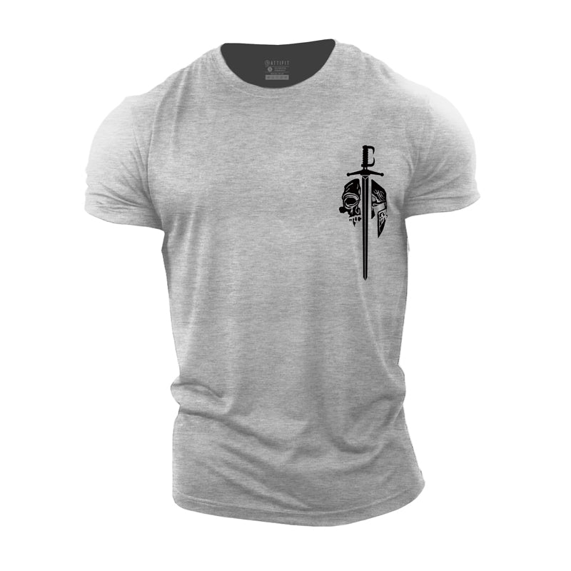 Skull Spartan Cotton T-Shirt