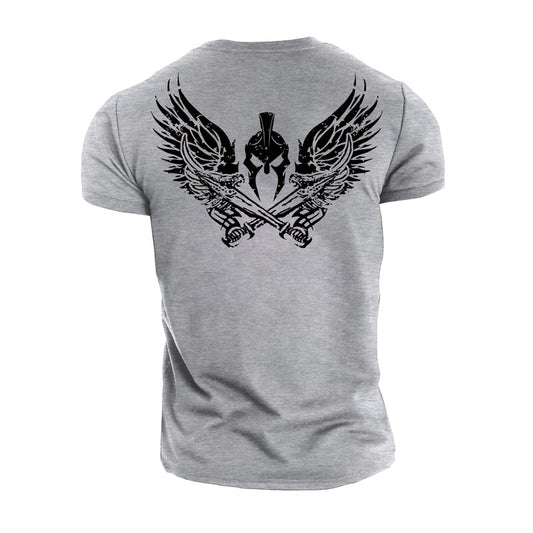 Cotton Spartan Graphic Men's T-shirts