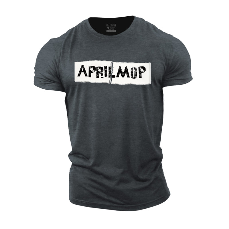 Cotton Aprilmop Graphic Men's T-shirts