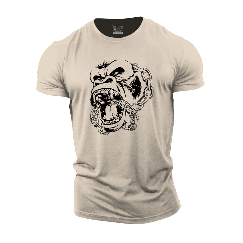 Cotton Gorilla Graphic Men's T-shirts